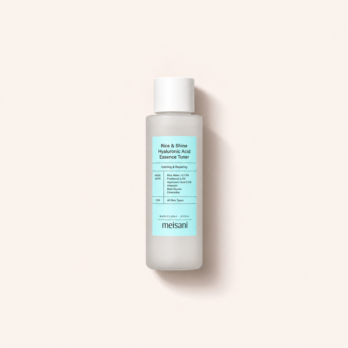Meisani Rice & Shine Hyaluronic Acid Essence Toner 150 ml – pleťová esence – MrRizz