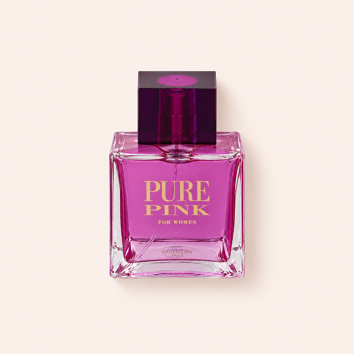 Karen Low Pure Pink Eau de Parfum 100 ml – titulní produktová fotografie – MrRizz