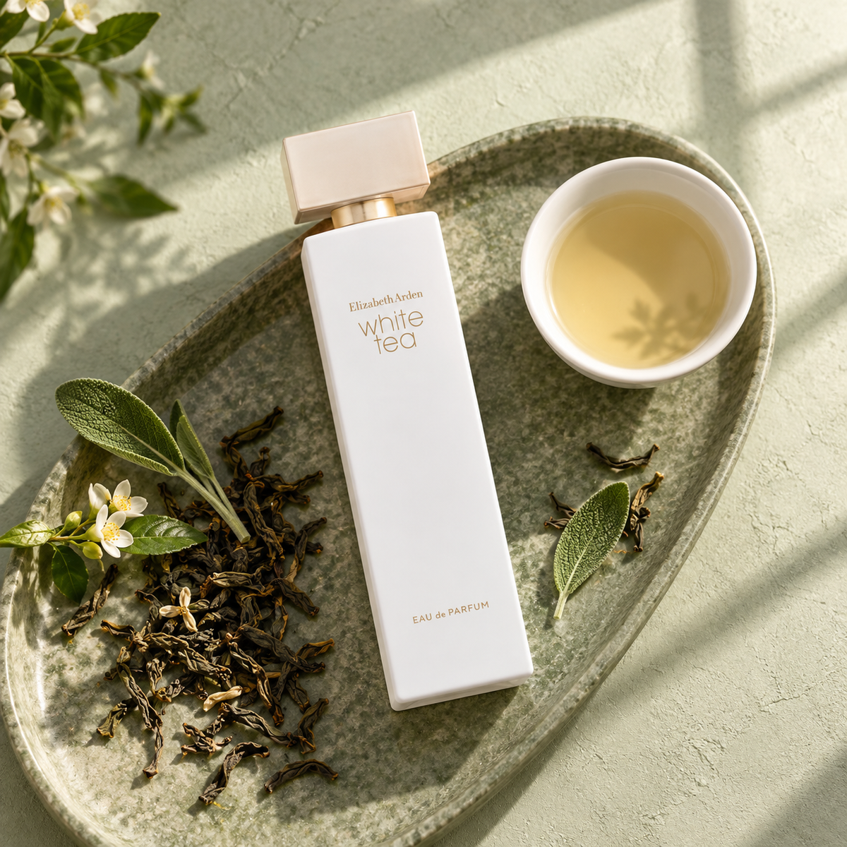 Elizabeth Arden White Tea 100 ml – produkt v prostředí