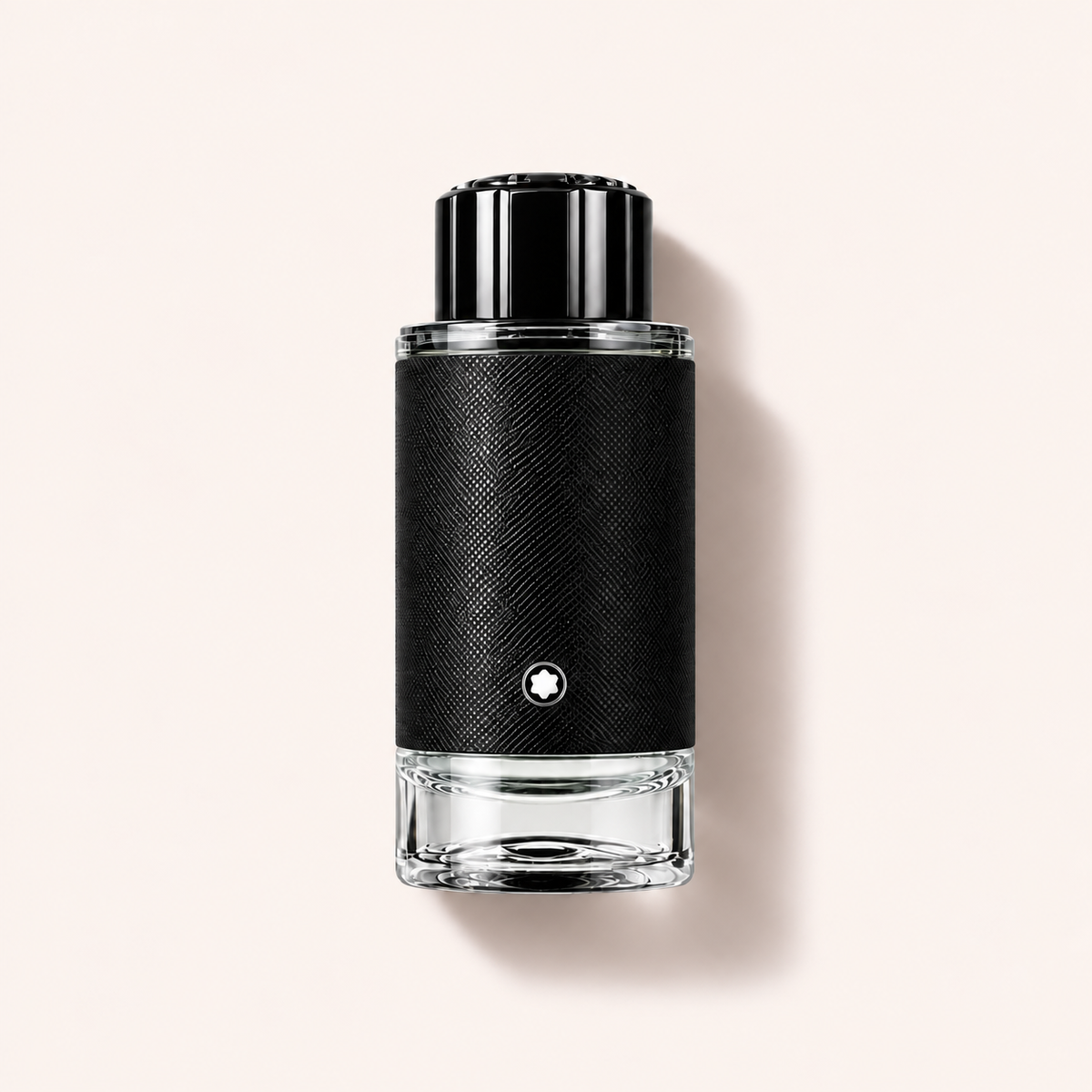 Montblanc Explorer EDP 200 ml, černý flakon položený na zádech – MrRizz