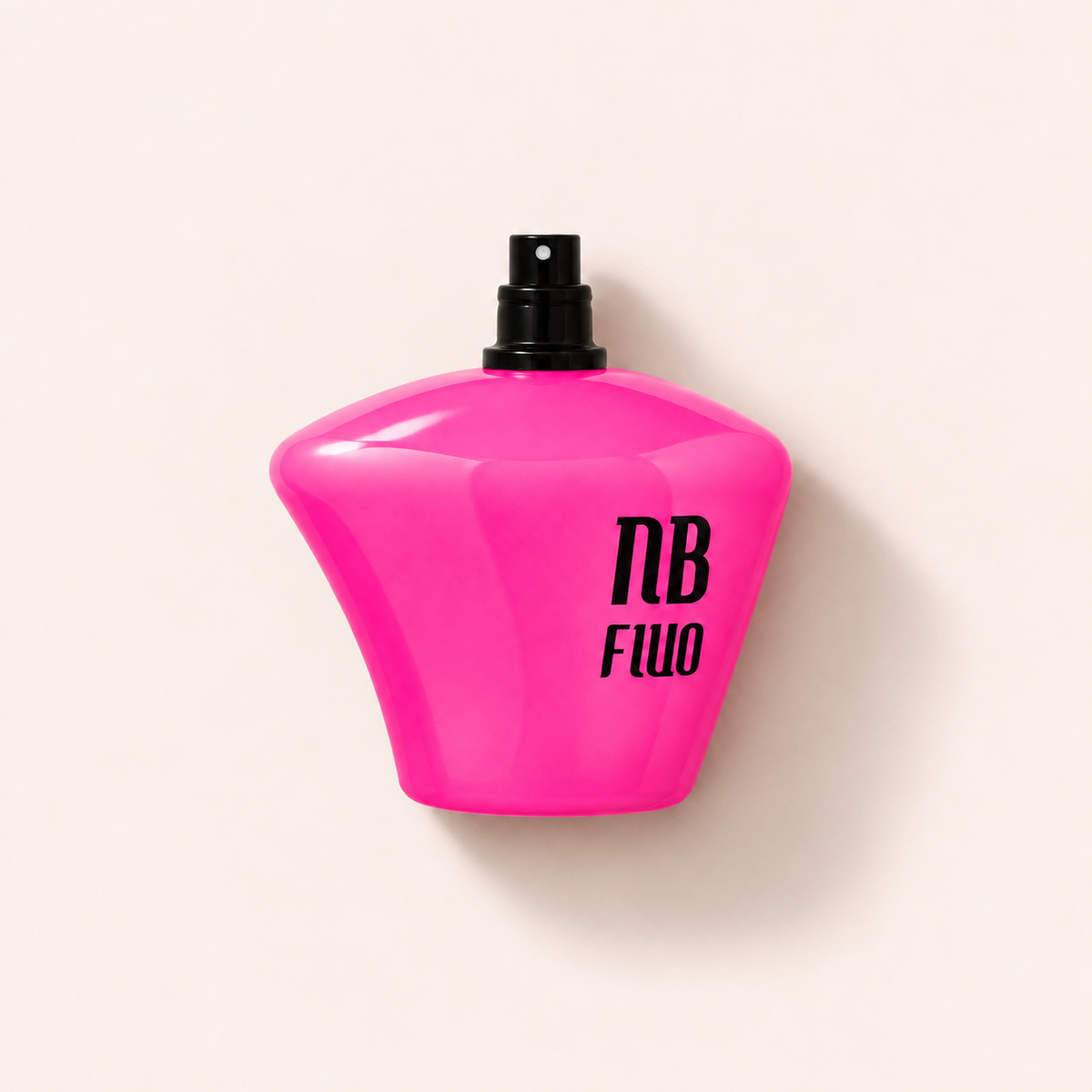 Růžový flakon New Brand Prestige Fluo Pink EDP 100 ml tester s odkrytým černým rozprašovačem – MrRizz