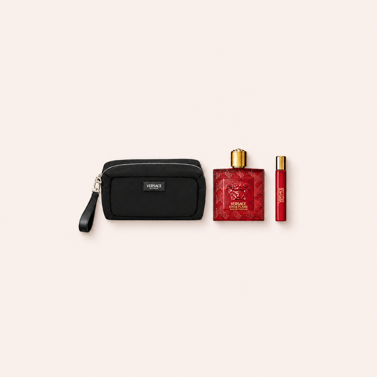 Versace Eros Flame – sada EDP 100 ml + 10 ml + kosmetická taška – MrRizz