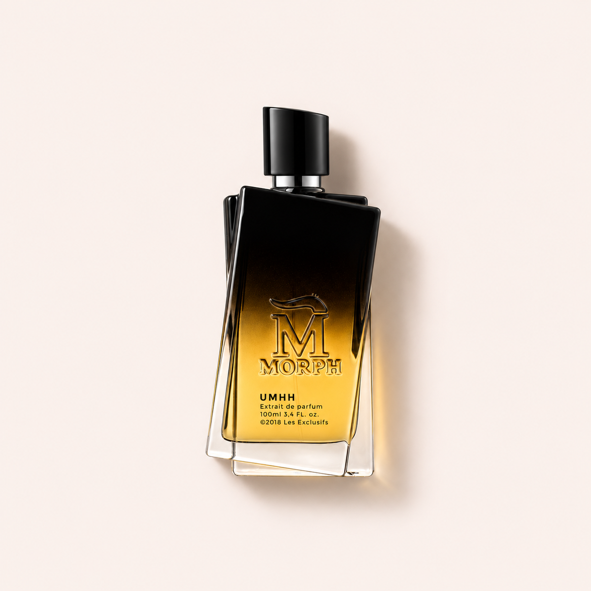 Morph Umhh Extrait de Parfum 100 ml na béžovém pozadí – MrRizz