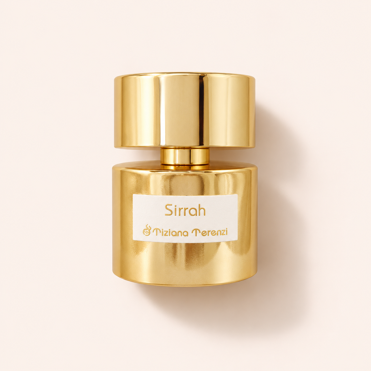 Tiziana Terenzi Luna Star Collection Sirrah extrait de parfum 100 ml na béžovém pozadí – MrRizz
