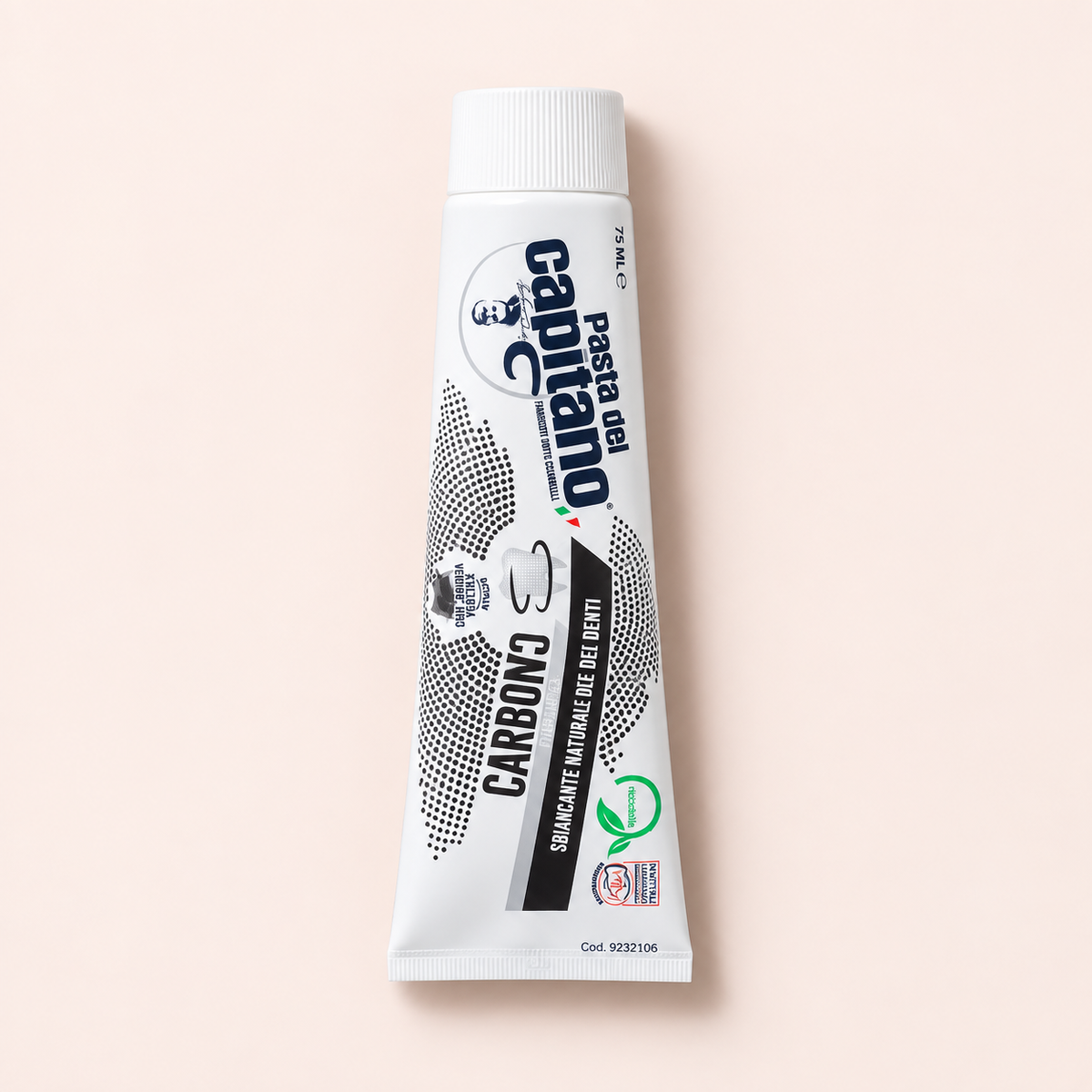 Pasta Del Capitano Charcoal zubní pasta 75 ml – MrRizz