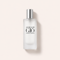 Matný skleněný flakon Giorgio Armani Acqua di Gio Pour Homme EDT 15 ml se stříbrným uzávěrem – MrRizz