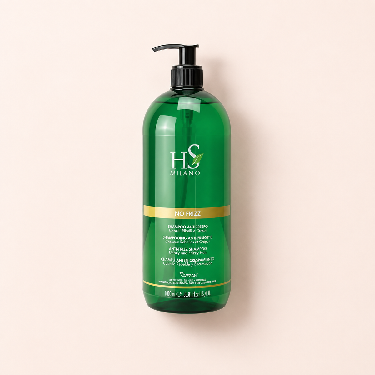 HS MILANO No Frizz Anti-Frizz Shampoo 1000 ml