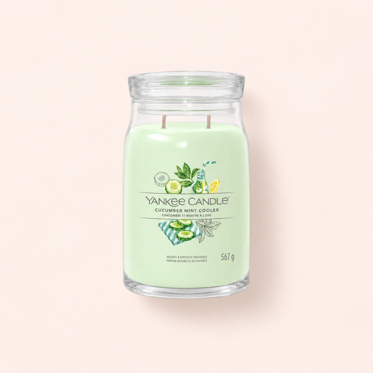Yankee Candle Signature Cucumber Mint Cooler 567 ml