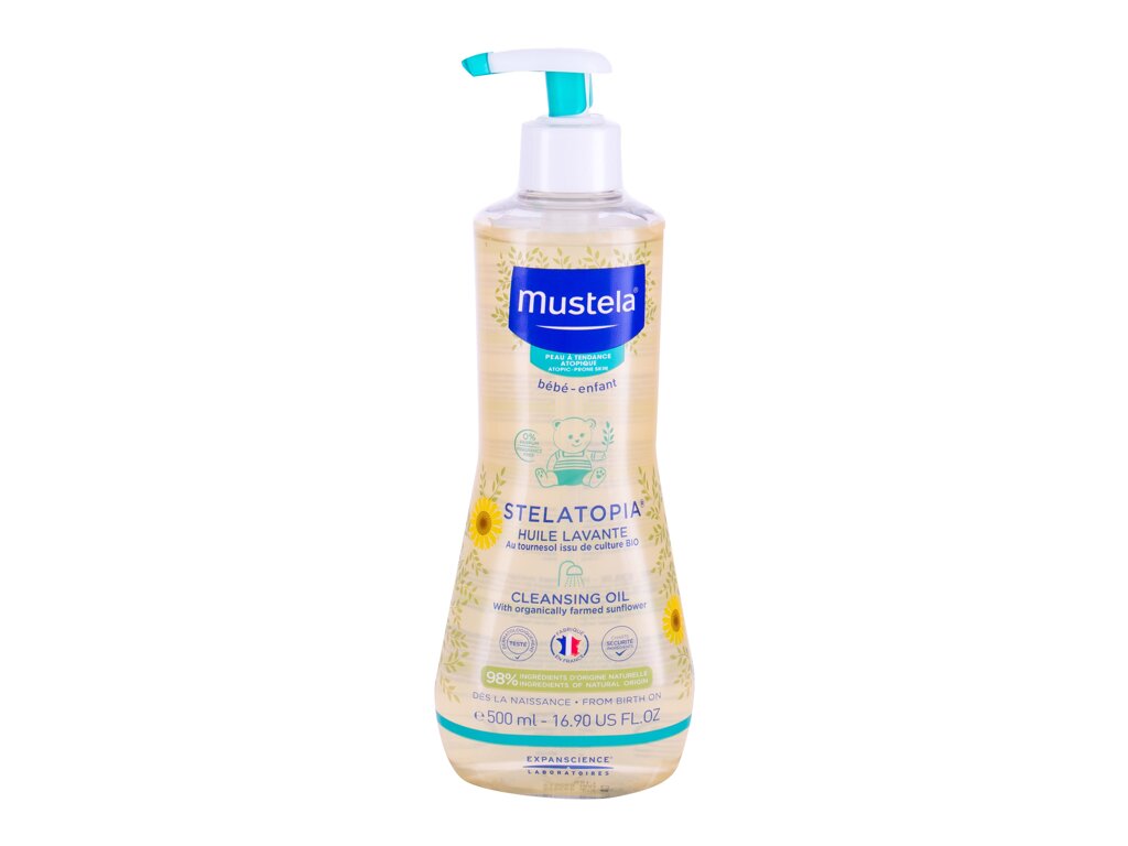 Mustela Bébé Stelatopia 500 ml - 500ml - Sprchový olej