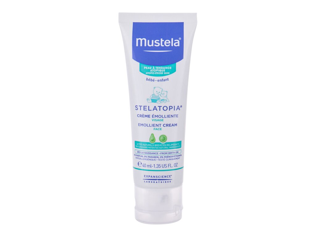 Mustela Bébé Stelatopia Emollient Cream 40 ml - 40ml - Denní pleťový krém