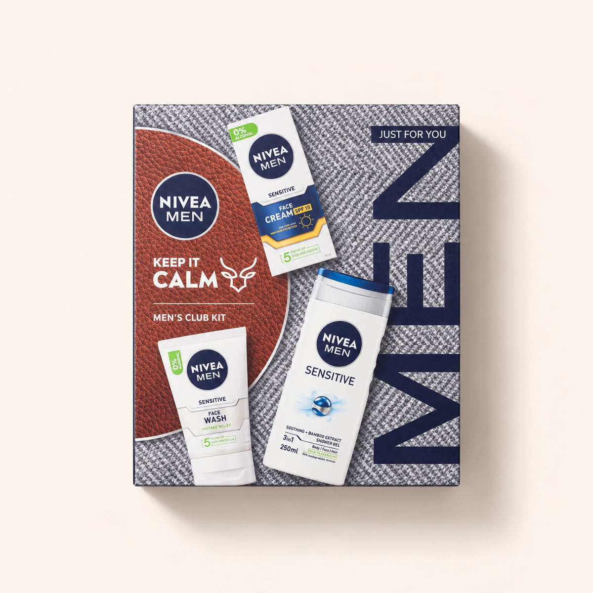Nivea Men Sensitive Keep It Calm 75 ml – denní pleťový krém – MrRizz