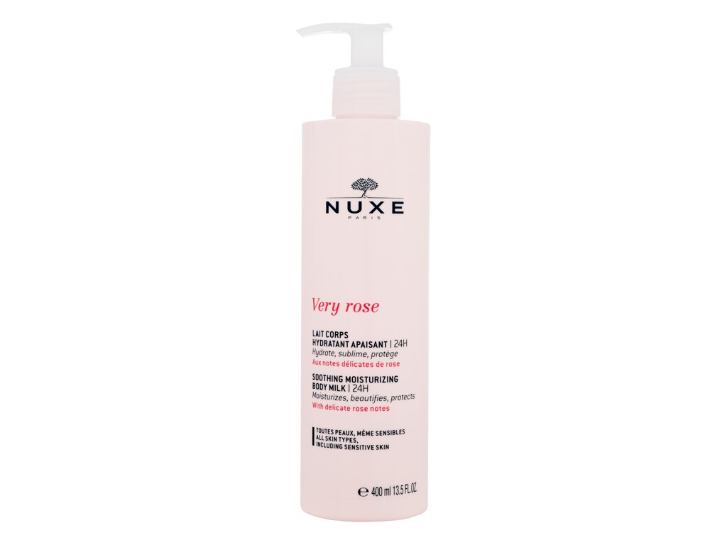 NUXE Very Rose Soothing Moisturizing Body Milk 400 ml - 400ml - Tělové mléko