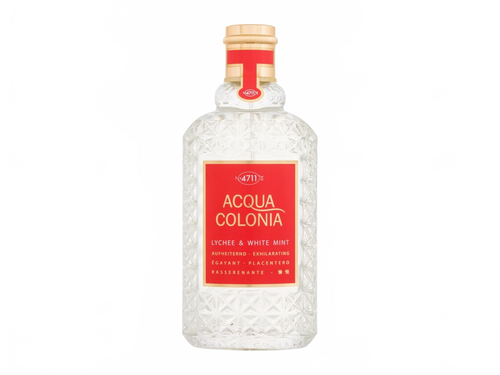 Flakon 4711 Acqua Colonia Lychee & White Mint Kolínská voda 170 ml na béžovém pozadí – MrRizz