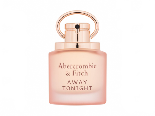 Flakon Abercrombie & Fitch Away Tonight EDP 50 ml na béžovém pozadí – MrRizz
