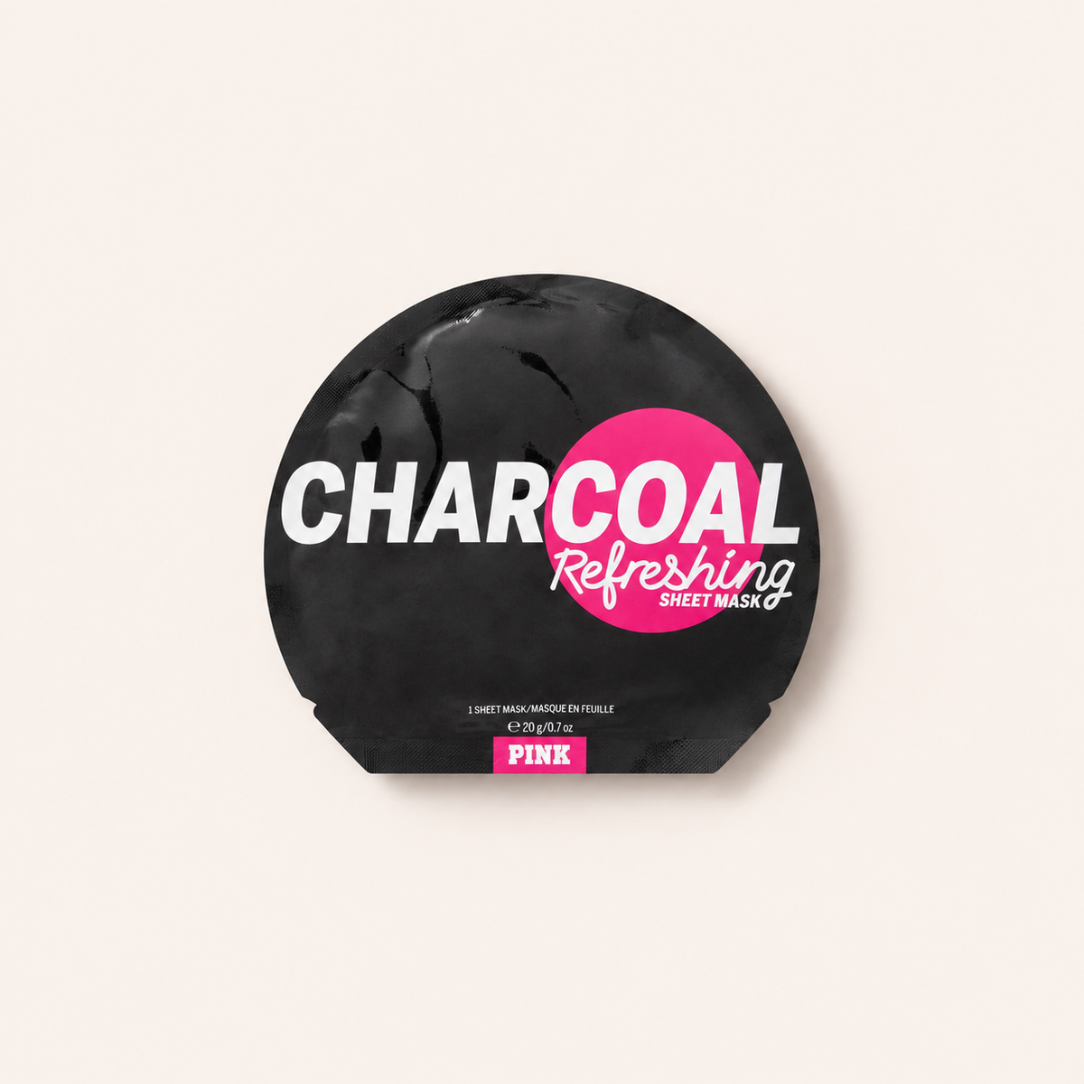 Pink Charcoal Refreshing Sheet Mask 1 ml – pleťová maska – MrRizz