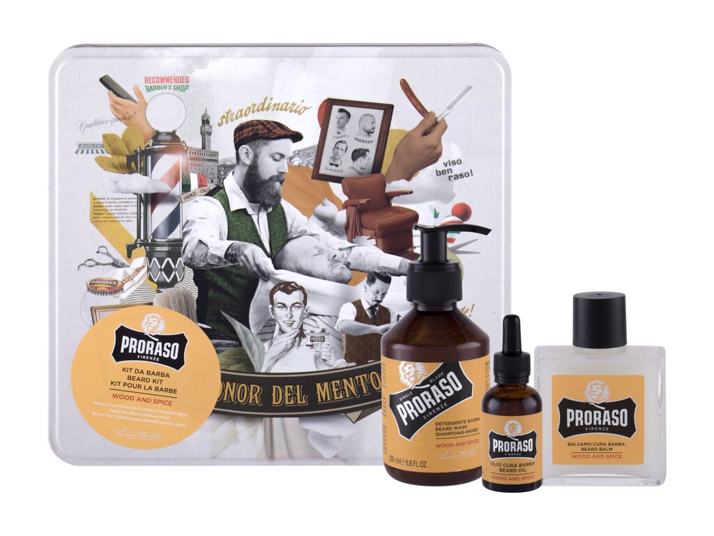 PRORASO Wood & Spice Beard Wash 200 ml - 200ml - Šampon na vousy