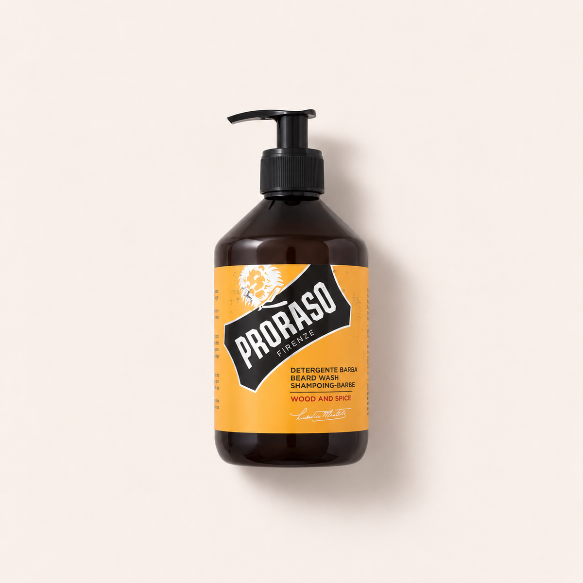 PRORASO Wood & Spice Beard Wash 500 ml – šampon na vousy – MrRizz