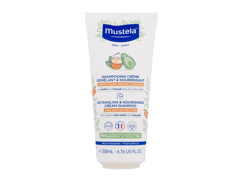 Mustela Bébé Detangling & Nourishing Cream Shampoo 200 ml