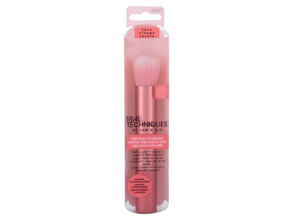 Real Techniques Brushes Light Layer Complexion 1 ml - 1ml - Štětec