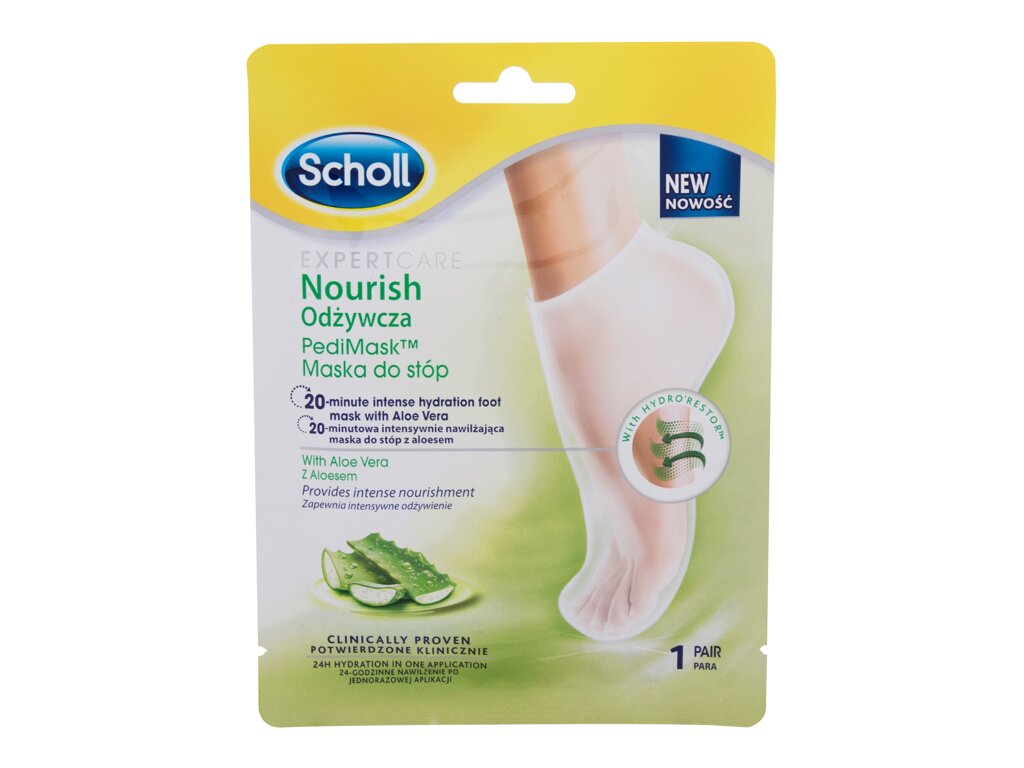 Scholl Expert Care Nourishing Foot Mask Aloe Vera 1 ml - 1ml - Maska na nohy