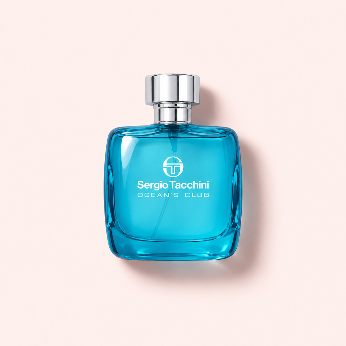 Sergio Tacchini Ocean´s Club EDT 100 ml na teplém růžovém pozadí – MrRizz
