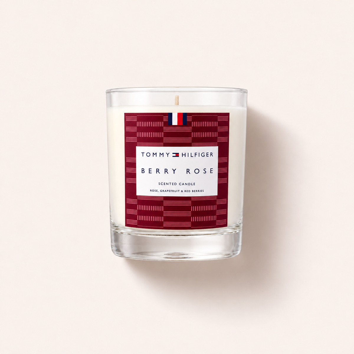 Tommy Hilfiger Scented Candle Berry Rose 180 ml – vonná svíčka – MrRizz