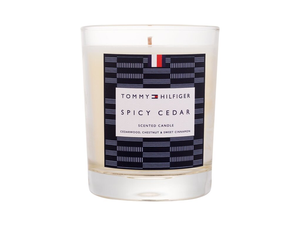 Tommy Hilfiger Scented Candle Spicy Cedar 180 ml - 180ml - Vonná svíčka
