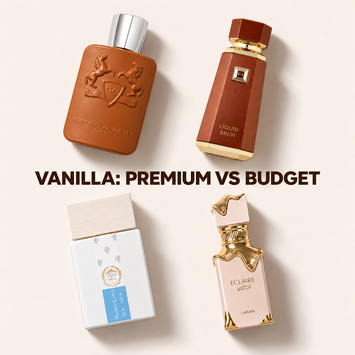 Vanilla: Premium vs Budget – 4 vůní v sadě odstřiků MrRizz