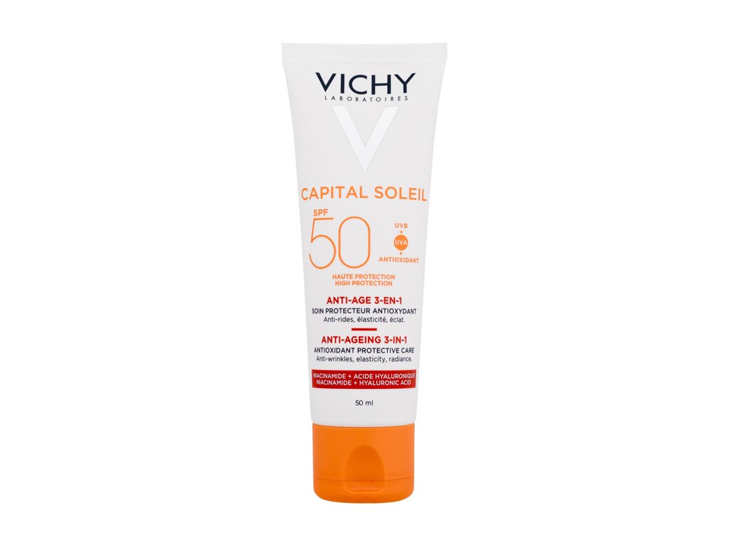 Vichy Capital Soleil Anti-Ageing 3-in-1 50 ml - 50ml - Opalovací přípravek na obličej