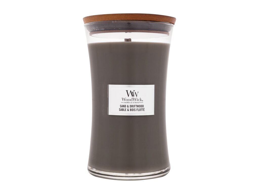 WoodWick Sand & Driftwood 610 ml - 610ml - Vonná svíčka