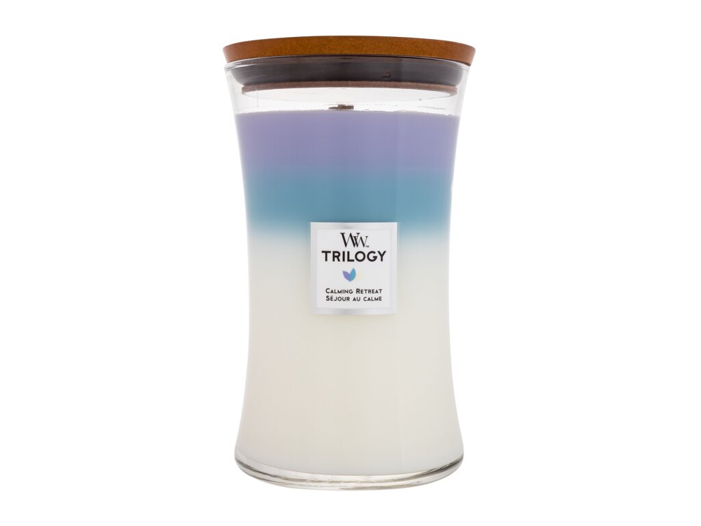 WoodWick Trilogy Calming Retreat 610 ml - 610ml - Vonná svíčka