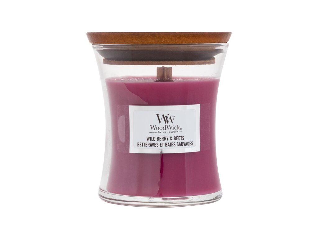 WoodWick Wild Berry & Beets 85 ml - 85ml - Vonná svíčka