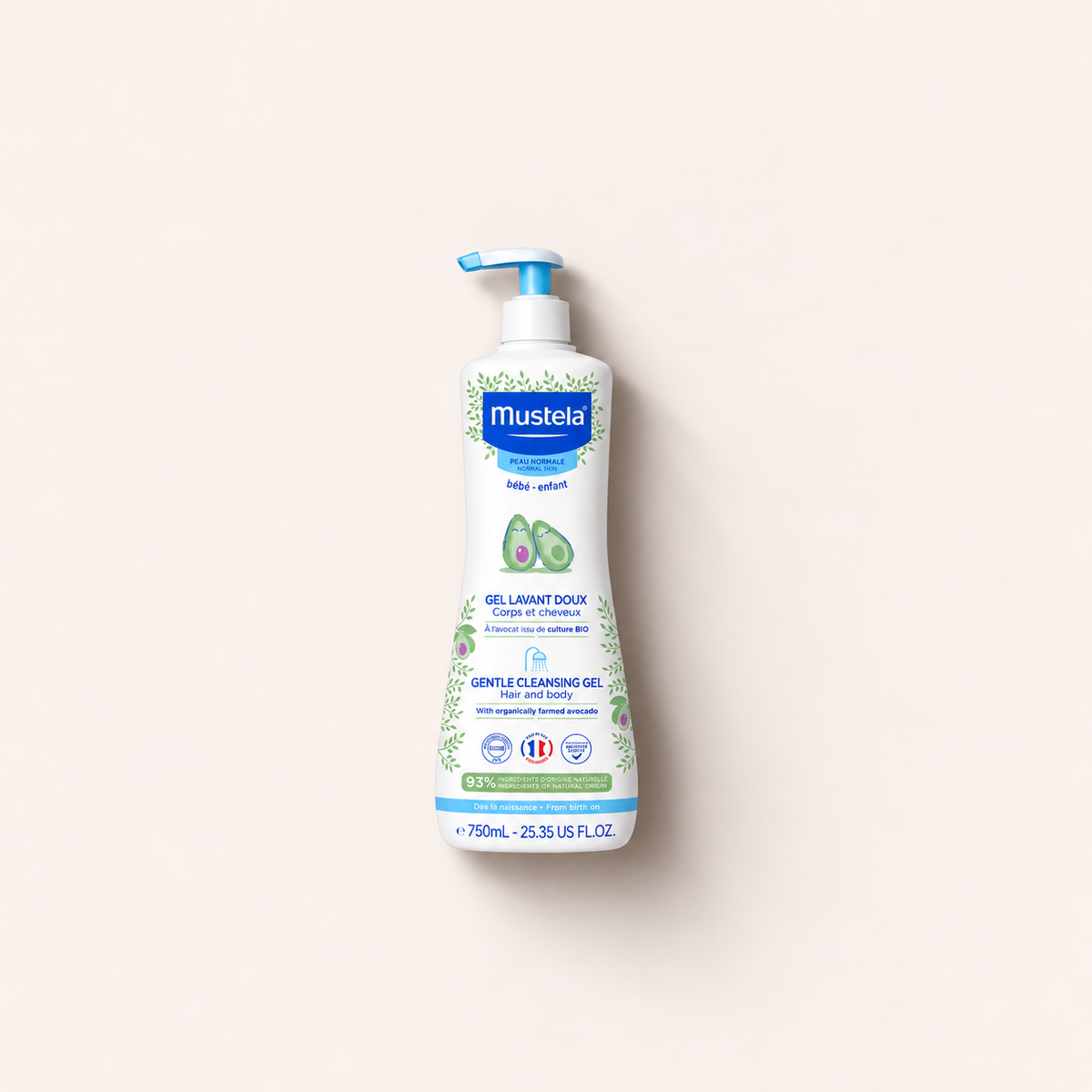 Mustela Bébé Gentle Cleansing Gel 750 ml