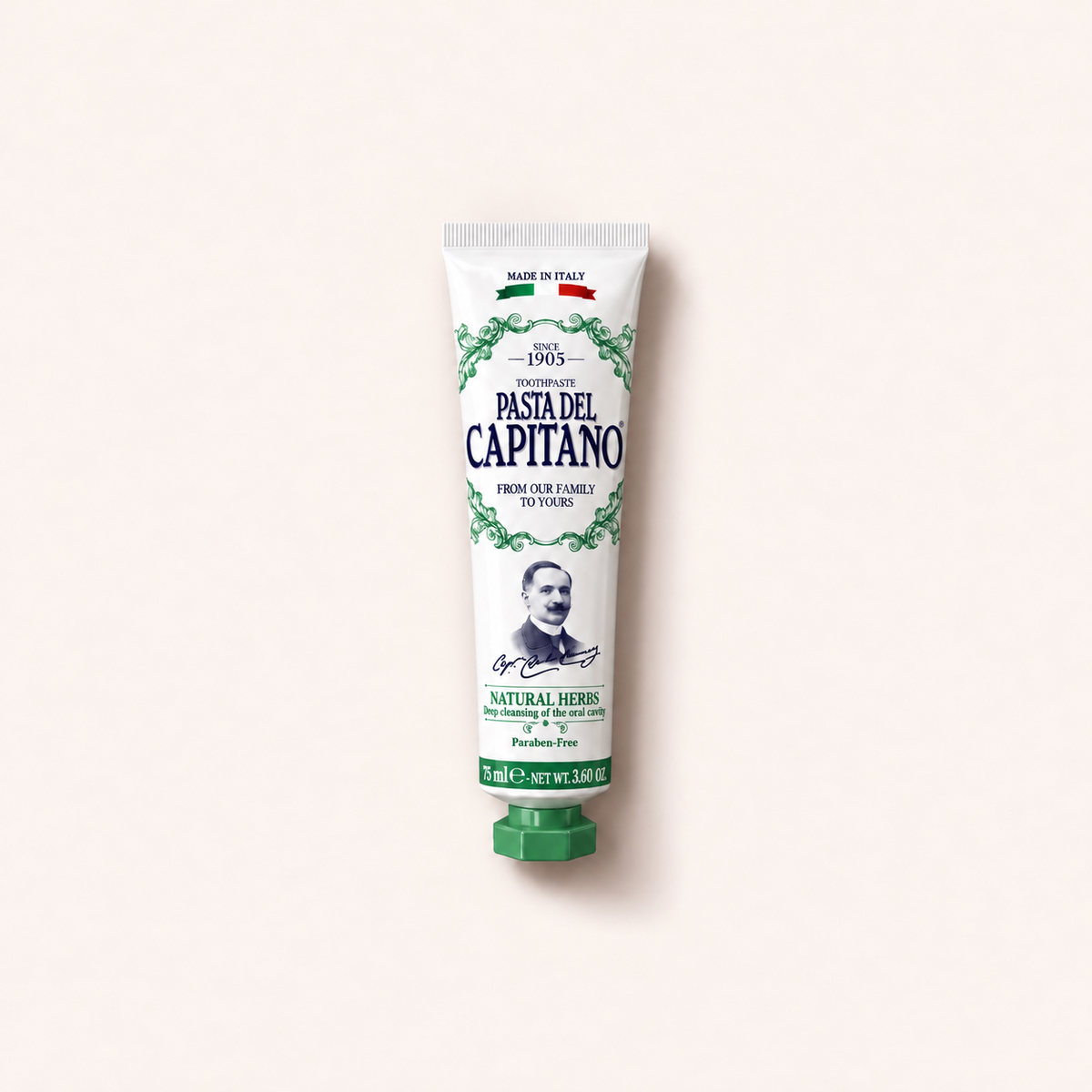 Pasta Del Capitano 1905 Natural Herbs zubní pasta 75 ml – MrRizz