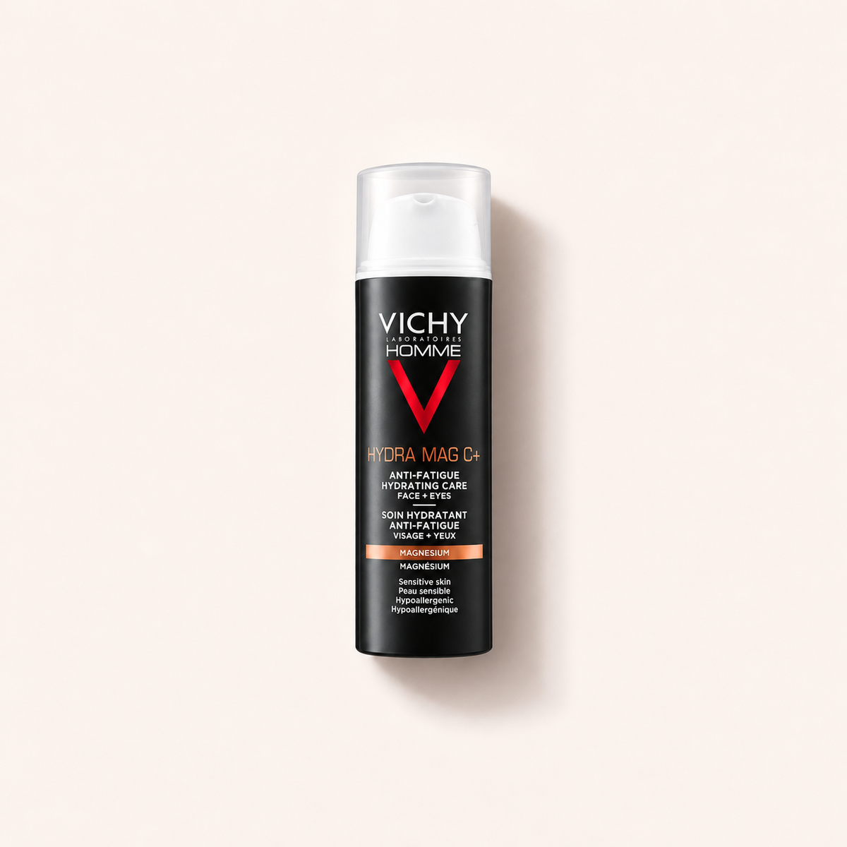 Vichy Homme Hydra Mag C+ hydratační péče na obličej a oči 50 ml v černé lahvičce – MrRizz