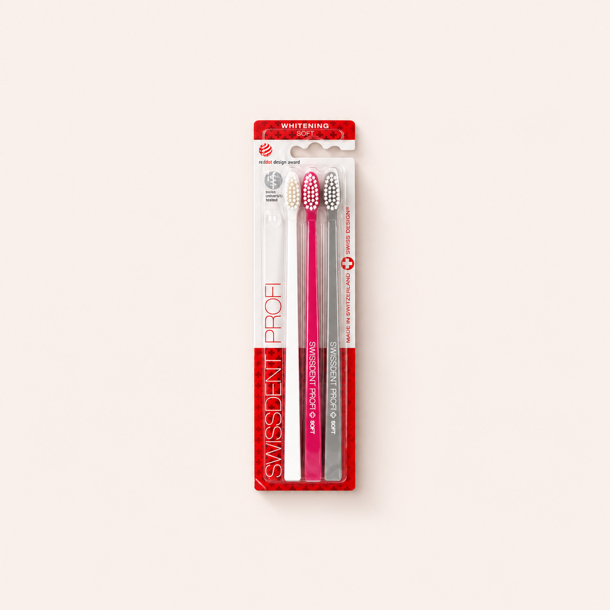 Swissdent Profi Whitening Soft Trio,sada3 zubních kartáčků – MrRizz