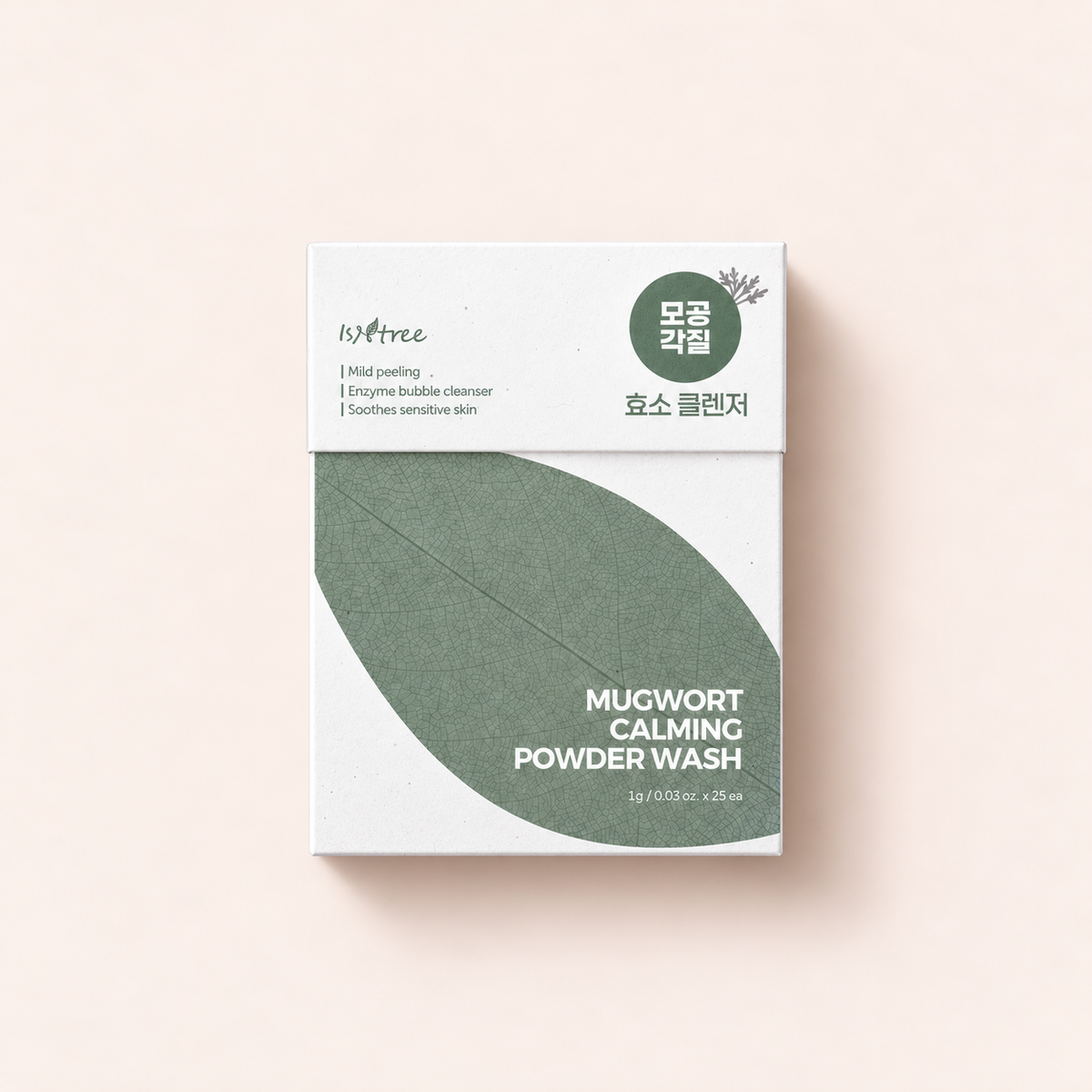 Isntree Mugwort Calming Powder Wash, balení 25 × 1 g – MrRizz