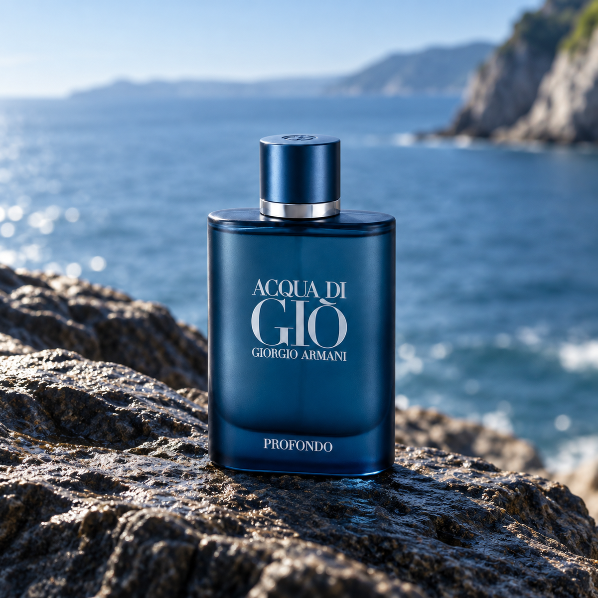 Giorgio Armani Acqua di Gio Profondo EDP 75 ml – atmosférická fotografie – MrRizz