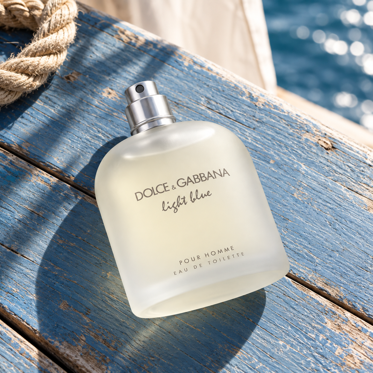 Dolce&Gabbana Light Blue 125 ml – atmosférická fotografie – MrRizz