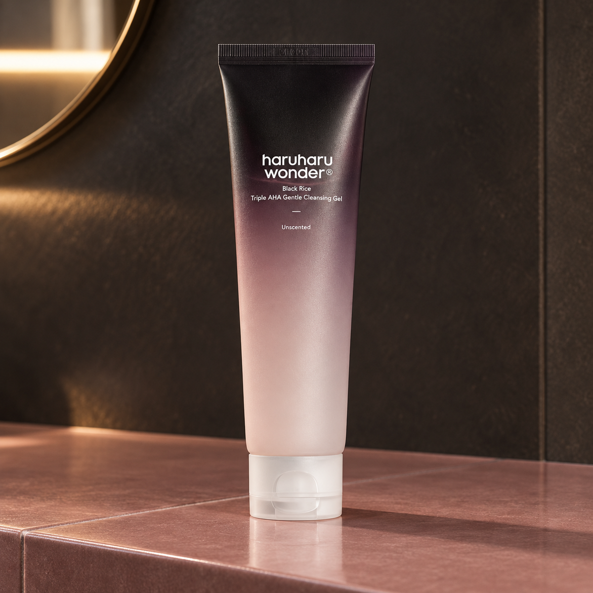 HaruHaru Wonder Black Rice Triple AHA Gentle Cleansing Gel 100 ml – atmosférická fotografie – MrRizz