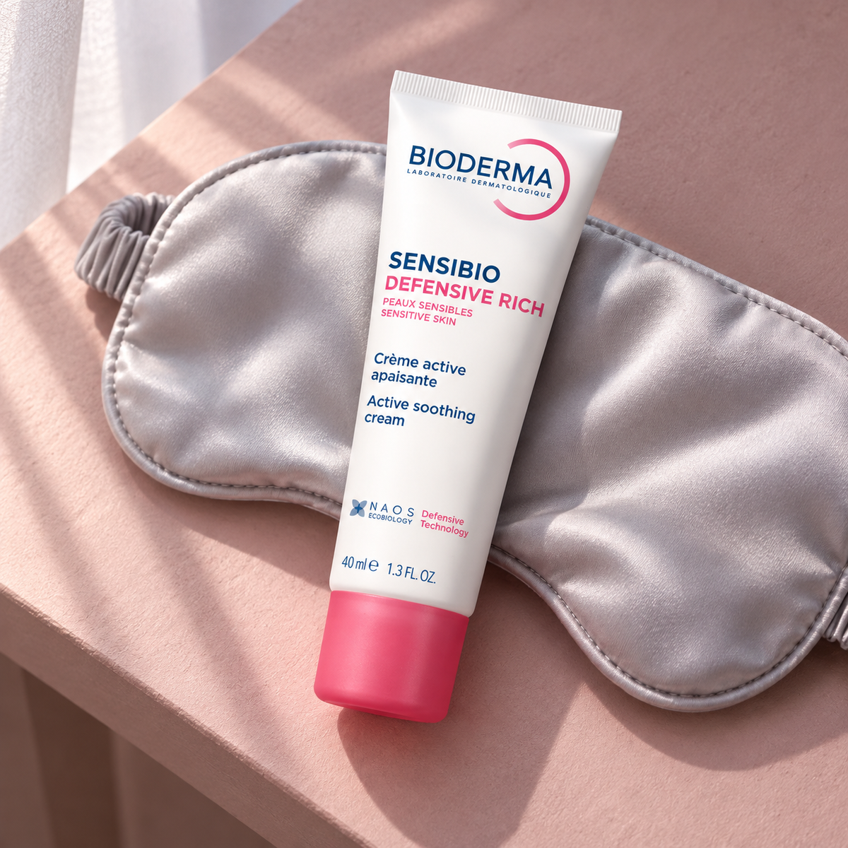 BIODERMA Sensibio Defensive Rich Active Soothing Cream 40 ml – atmosférická fotografie – MrRizz