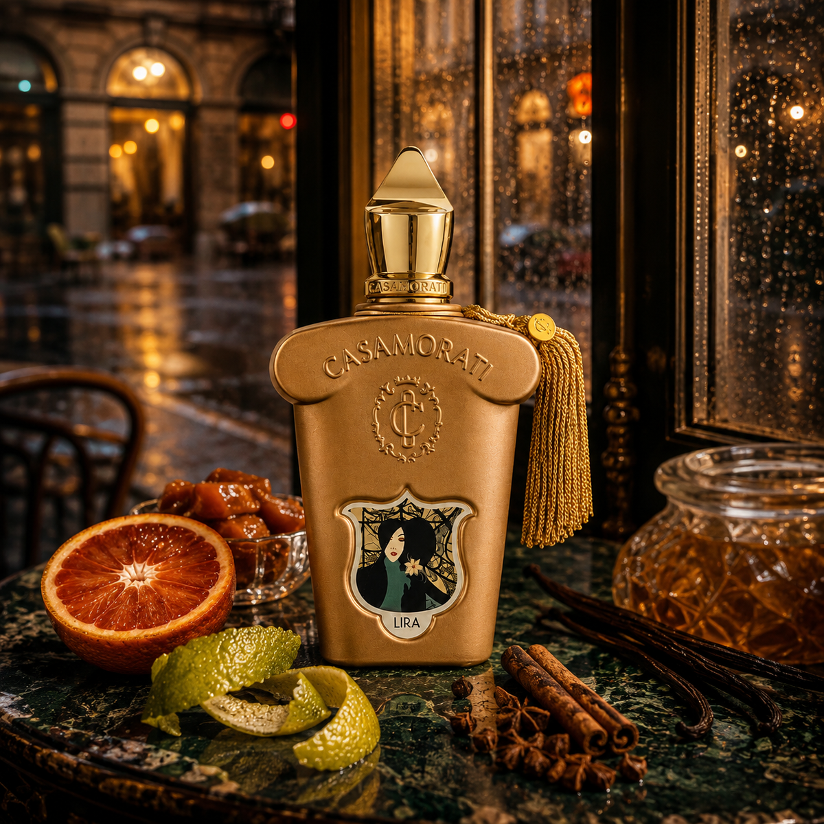 Xerjoff Casamorati Lira EDP – italské kavárenské zátiší s krvavým pomerančem, karamelem a vanilkou – MrRizz