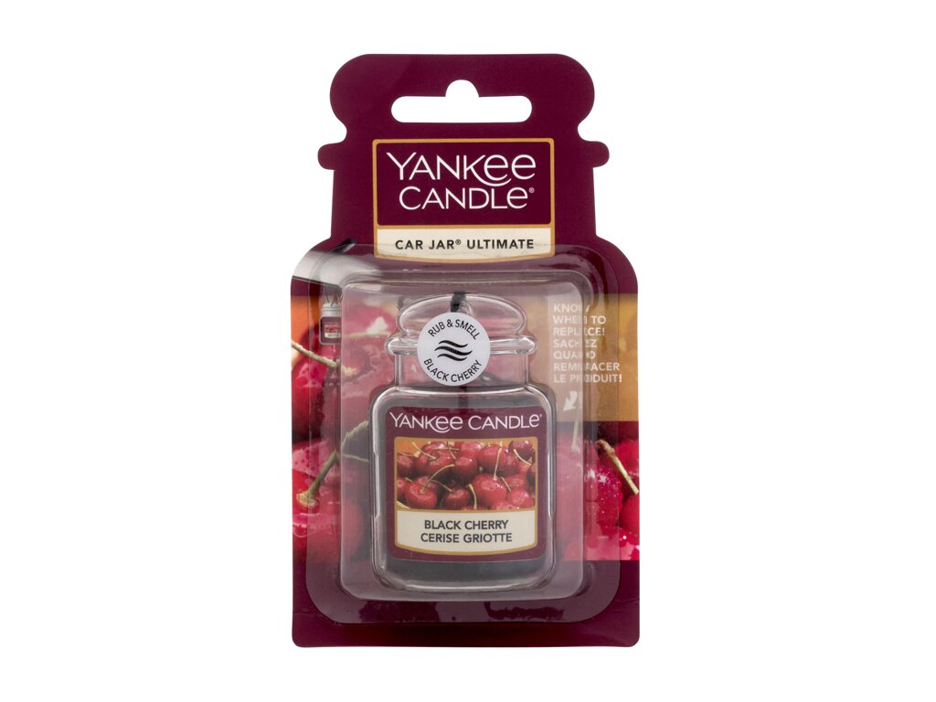 Yankee Candle Black Cherry Car Jar 1 ml - 1ml - Vůně do auta