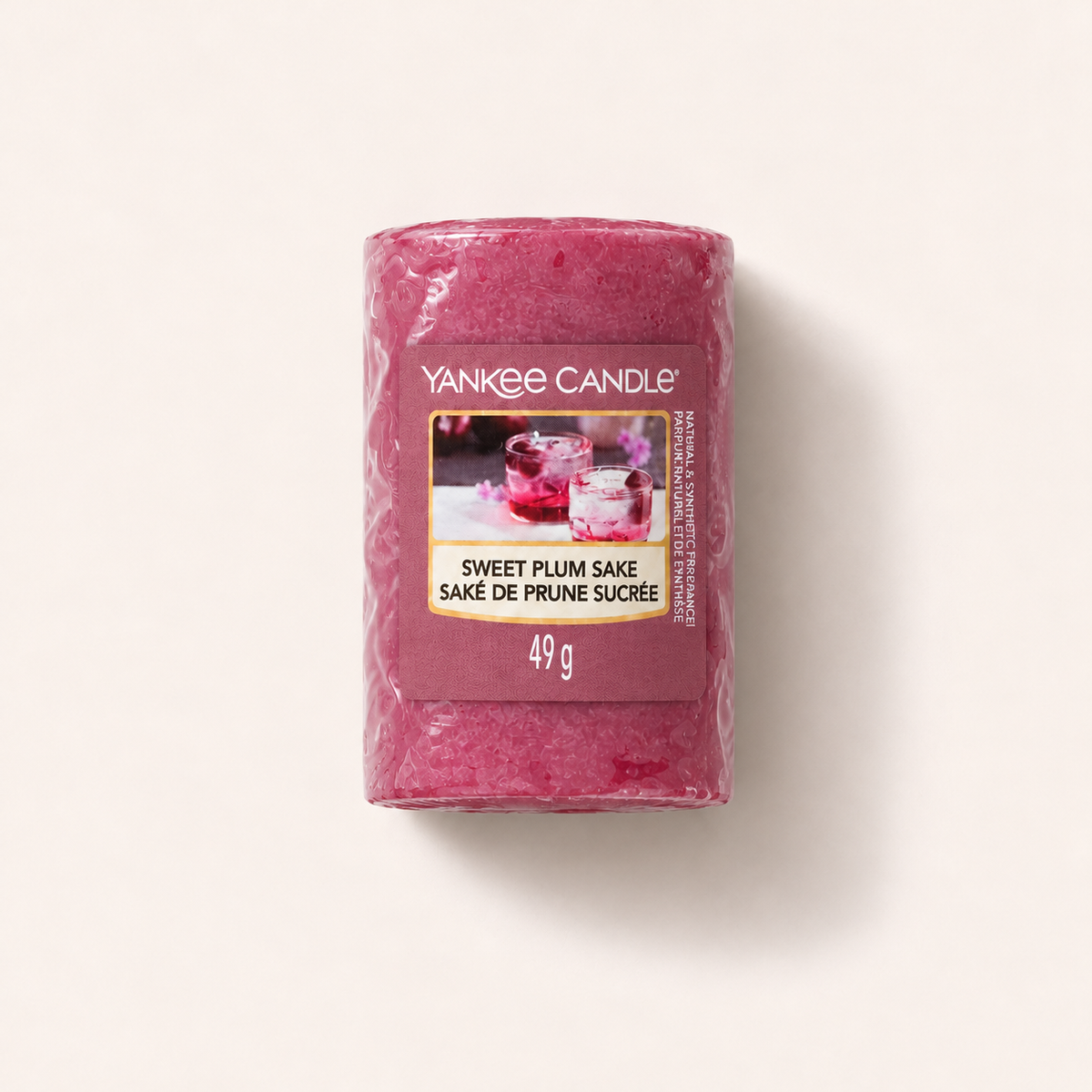 Yankee Candle Sweet Plum Sake 49 ml – vonná svíčka – MrRizz
